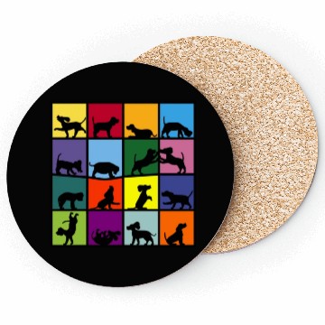 Discover dog cube beagle Coasters