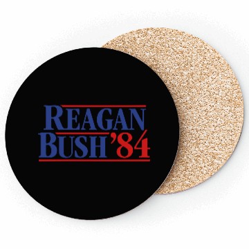 Discover Reagan - Bush ’84 campaign Coasters