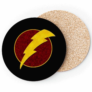 Discover Retro Super Hero Lightning Bolt Coasters
