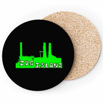 Discover Zug Island Detroit River Industry Coasters
