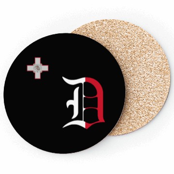 Discover Detroit Malta Maltese Pride Flag Coasters