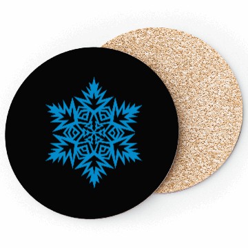 Discover acuteangled snowflake Coasters