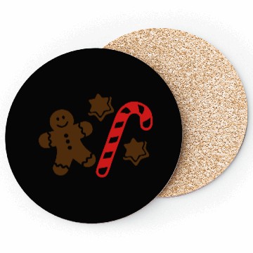 Discover Lebkuchen Gingerbread man Coasters
