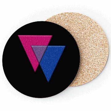 Discover Bisexual Pride Triangles Coasters