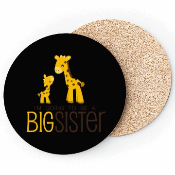 Discover I am going to be a Big Sister Coasters
