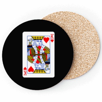 Discover King Of Hearts Couple Coasters