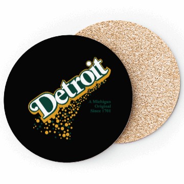 Discover Detroit Michigan Original Pop Coasters
