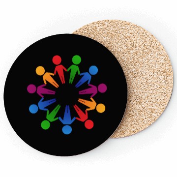 Discover Multicultural Cooperation Circle Coasters