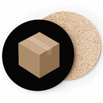 Discover 3D Isometric Cardboard Box Coasters