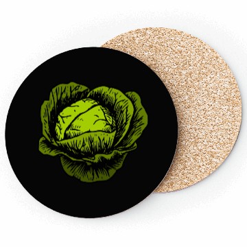 Discover Green Cabbage Coasters