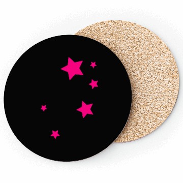 Discover Pink Stars Coasters