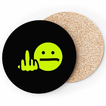 Discover Angry Smiley technical remix Coasters