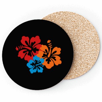 Discover Icon Hibiscus Flowers 2b Coasters