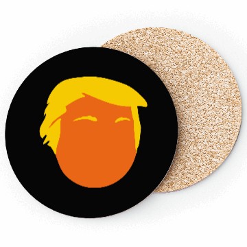 Discover Trump Orange Head Coasters