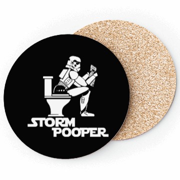 Discover Storm Trooper Pooper Coasters