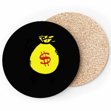 Discover Money Bag Coasters