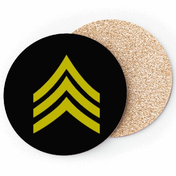Discover army rank patch sergeant Coasters