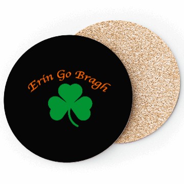 Discover Erin Go Bragh Shamrock Coasters