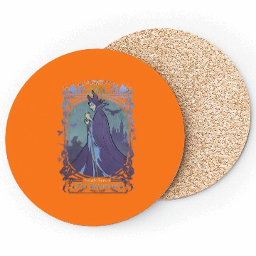 Discover Disney Maleficent The Sorceress Deep Purple Grap Coasters