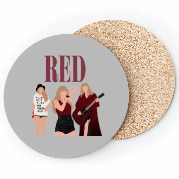 Discover taylorswift red eras tour art Coasters