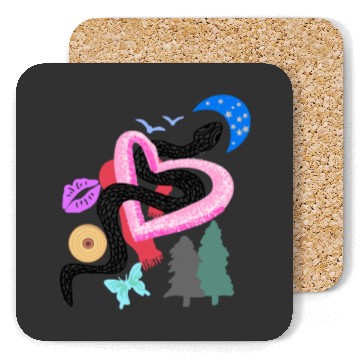 Discover TaylorSwift eras inspired logo Coasters