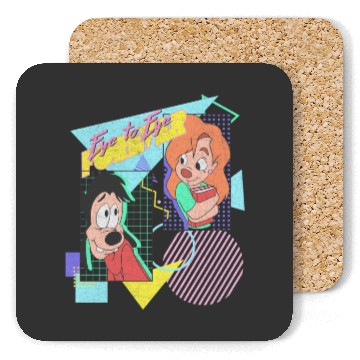 Discover Cartoon Coasters Disney A Goofy Movie Max & Roxanne Eye To Eye Forever