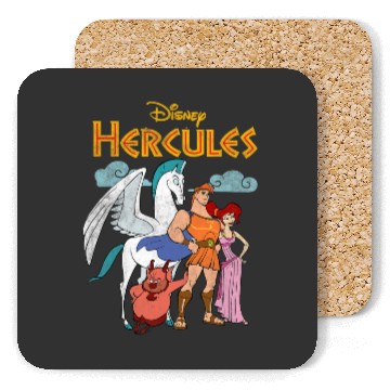 Discover Disney Hercules Classic Hero Group Shot  Poster Coasters