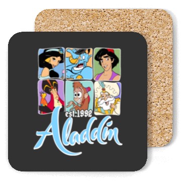 Discover Disney Aladdin Characters Group Coasters
