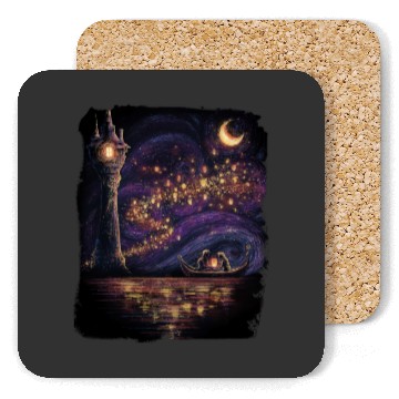 Discover Vintage Tangled Rapunzel  Coasters, Disney Rapunzel Floral Coasters