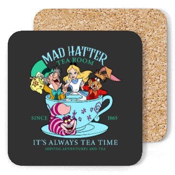 Discover Vintage Alice in Wonderland Coasters, Mad Hatter Coasters, Tea Party Coasters, Disney Family Vacation, Disneyland Trip