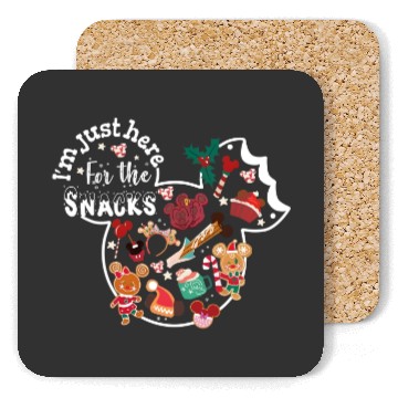 Discover I'm here for the snacks Disney Christmas Coasters, Disney snacking around the world Epcot center Christmas Coasters