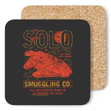 Discover Vintage Disney Star Wars  Coasters, Millenium Falcon, Star Wars Han Solo Smuggling Co Coasters
