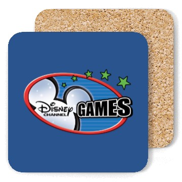 Discover Disney Channel Games Logo Coasters