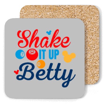 Discover Shake it up Betty! Disney Cruise Line Bingo Coasters | Disney Cruise Coasters | Disney Bingo Coasters