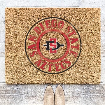 Discover San Diego State Aztecs Showtime Logo Officially Coir Doormats