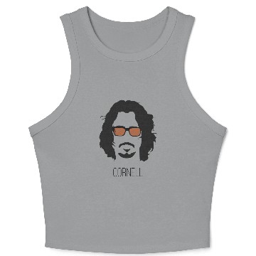 Discover Chris Cornell Soundgarden Crop Tank Top