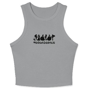 Discover Squad Goals Princess Crop Tank Top,Disney Princess Crop Tank Top