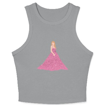 Discover Eras tour enchanted (1) Crop Tank Top