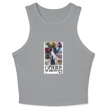 Discover Capybara TaylorSwift Eras Tour Crop Tank Top