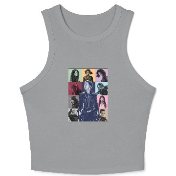 Discover Black Widow Eras Tour Hawaiians Crop Tank Top