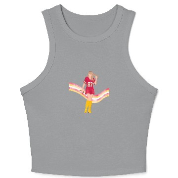 Discover taylorr Swift x Travis Kelce Jersey (V5) Hawaiians Crop Tank Top
