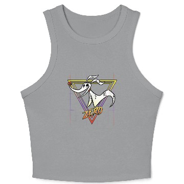 Discover disneys Nightmare Before Christmas Zero Retro 90s Hawaiians Crop Tank Top