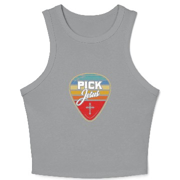 Discover Pick Jesus Crop Tank Top