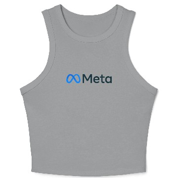 Discover Meta Logo Design | Facebook New Name 3D Crop Tank Top