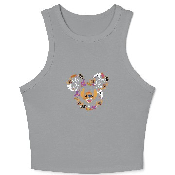 Discover Halloween Couple Matching Disney Crop Tank Top