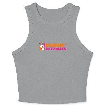 Discover Dunkin Deez Nuts Crop Tank Top
