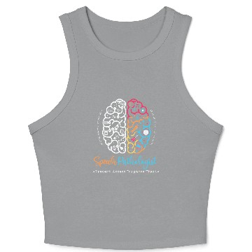 Discover Brain Of A Speech Pathologist Crop Tank Top