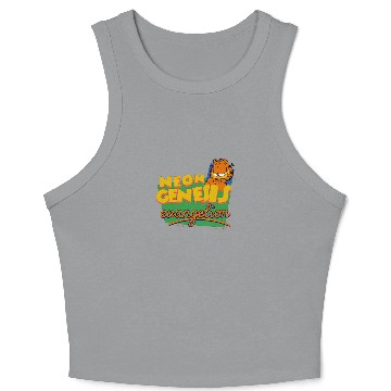 Discover Genesis Evangelion Garfield Classic Crop Tank Top