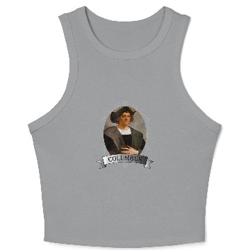 Discover Christopher Columbus - Columbus Day Crop Tank Top