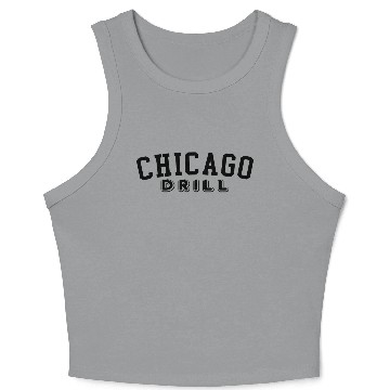 Discover Chicago Drill Crop Tank Top